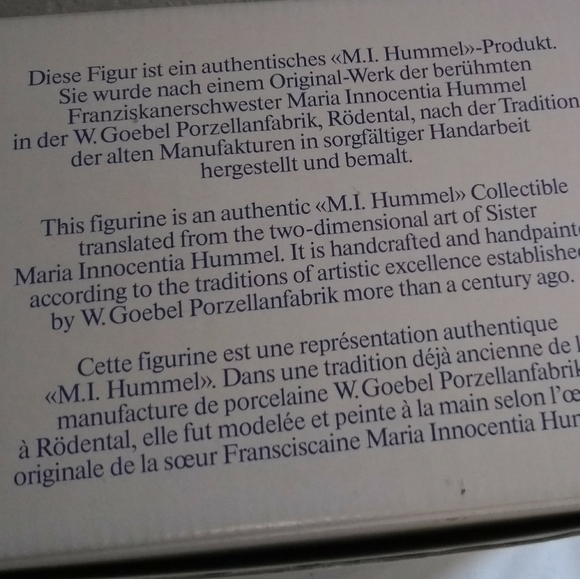 Puppy Love Goebel Hummel Display Plaque #767 TMK7 60 year anniversary w box - Picture 9 of 10